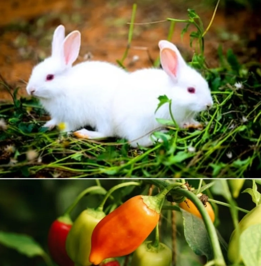 can rabbits eat bell pepper stems
