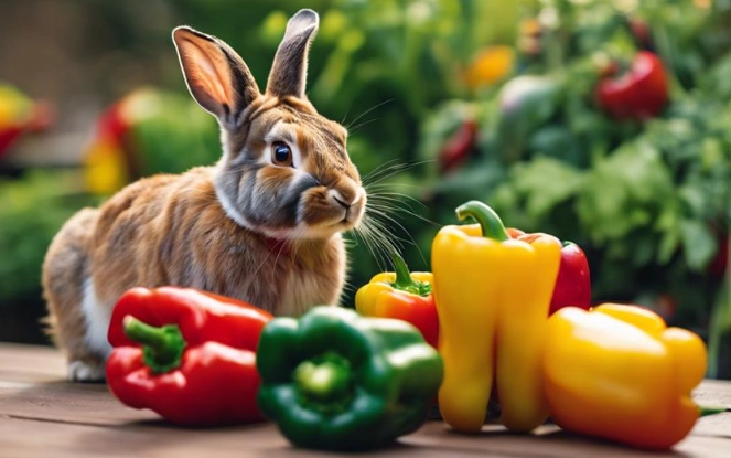 bell pepper stems rabbits