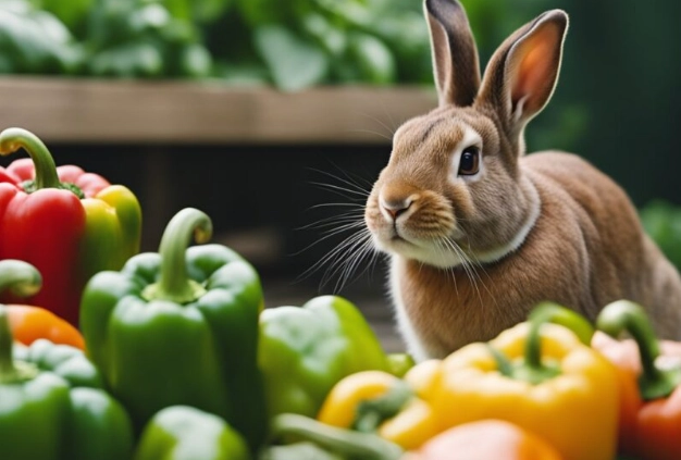 can rabbits eat bell pepper stems