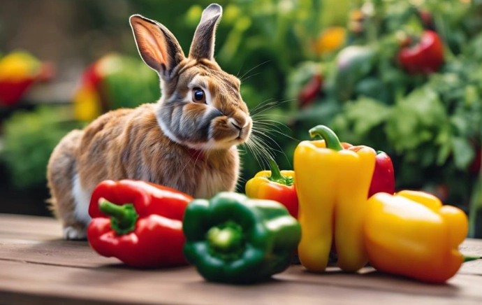 do rabbits eat bell pepper plants