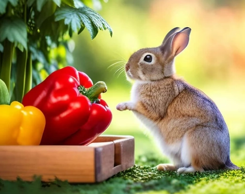 do rabbits eat bell peppers