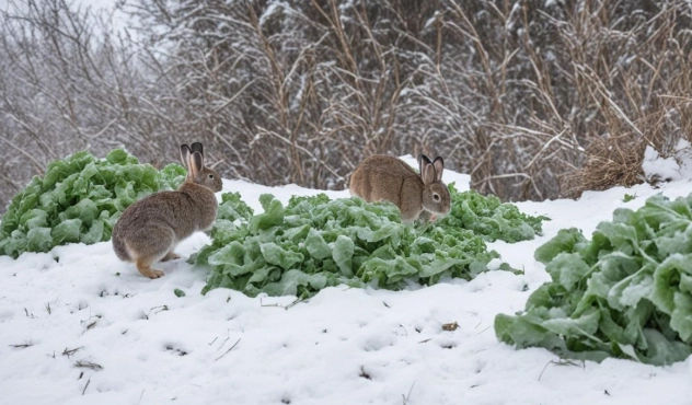 feeding wild rabbits