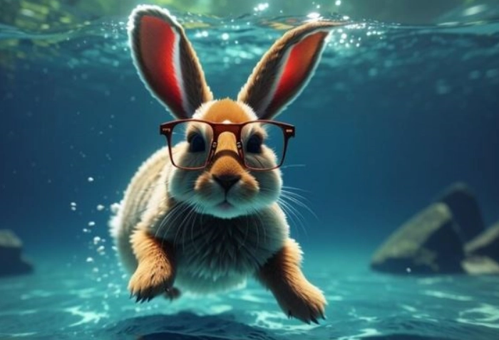 rabbits in ocean rabbits in ocean