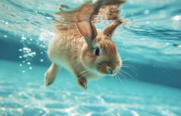 can rabbits swim can rabbits swim