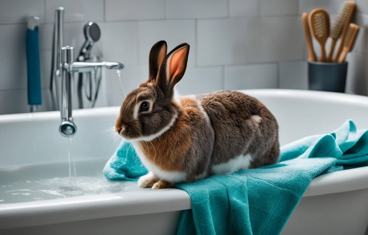 rabbit grooming