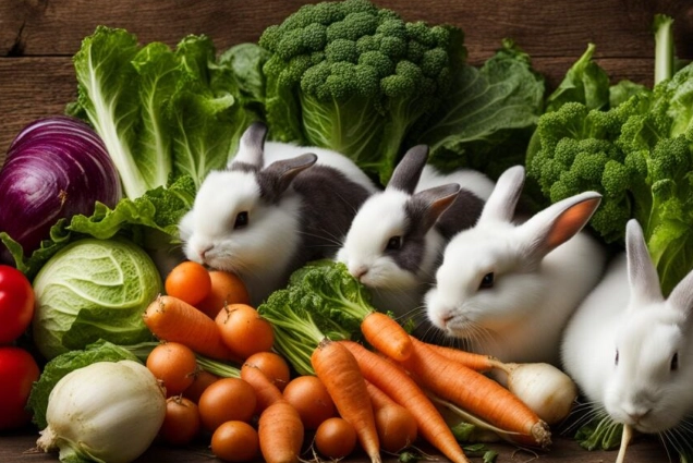 feeding vegetables to rabbits feeding vegetables to rabbits