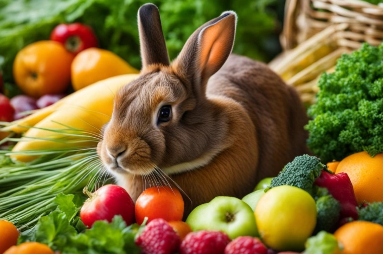 feeding rabbits vegetables