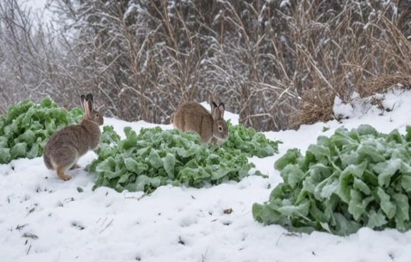 What food can I leave out for a wild rabbit?