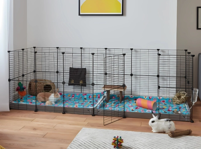 wire rabbit cage