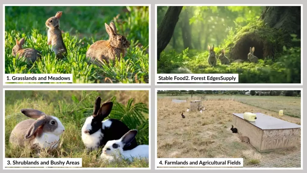 forest rabbit burrows forest rabbit burrows