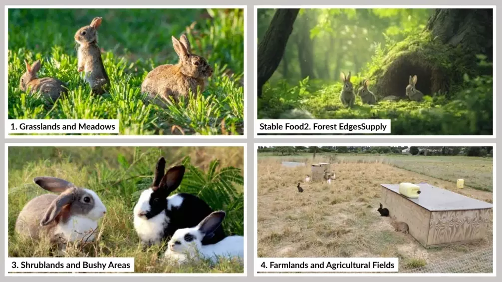 where do wild rabbits live