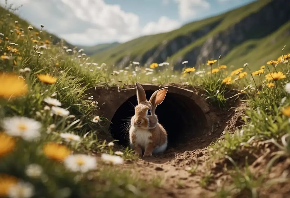 domestic rabbit burrowing behavior domestic rabbit burrowing behavior