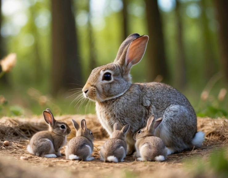 when to separate baby rabbits