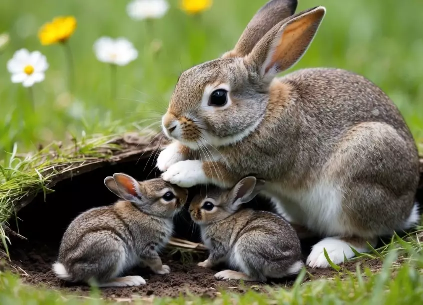 when to separate baby rabbits